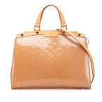 ショッピングヴェルニ ルイ ヴィトン モノグラム ヴェルニ ブレアGM ハンドバッグ ショルダーバッグ 2WAY M91797 ベージュ レディース LOUIS VUITTON 【中古】