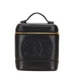  Chanel здесь Mark косметичка косметичка черный черная икра s gold женский CHANEL [ б/у ]