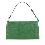  Louis Vuitton epi небольшая сумочка аксессуары sowa-ru небольшая сумочка M52944bo Rene o зеленый кожа женский LOUIS VUITTON [ б/у ]