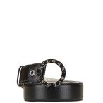 ブルガリ ブルガリブルガリ ベルト サイズ：105 42 ブラック レザー レディース BVLGARI 【中古】