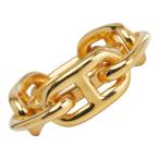  Hermes LUKA teshe-n Dunk ru шарф кольцо Gold металлизированный женский HERMES [ б/у ]