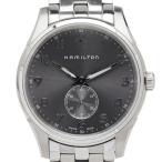 ハミルトン ジャズマスター 腕時計 H38411183 (H384110) クオーツ グレー文字盤 ステンレススチール メンズ HAMILTON 【中古】