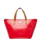 ショッピングヴェルニ ルイ ヴィトン モノグラム ヴェルニ べルヴューPM ハンドバッグ Ｍ93669 ローズポップ パテントレザー レディース LOUIS VUITTON【中古】