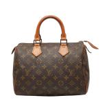 ルイ ヴィトン モノグラム スピーディ25 ミニボストンバッグ ハンドバッグ M41528 ブラウン PVC レザー LOUIS VUITTON 【中古】