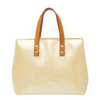 ショッピングヴェルニ ルイ ヴィトン モノグラム ヴェルニ リードPM ハンドバッグ M91144 ベージュ パテントレザー レディース LOUIS VUITTON 【中古】