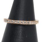 ヨンドシー K18PG ピンクゴールド ダイヤ リング 指輪 レディース 4℃ 6号 中古