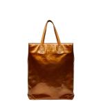 ルイ ヴィトン モノグラム ヴェルニ リードMM トートバッグ M91143 ブロンズ ブラウン パテントレザー LOUIS VUITTON 【中古】