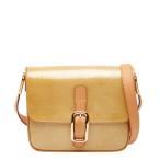 ショッピングヴェルニ ルイ ヴィトン モノグラム ヴェルニ クリスティGM ショルダーバッグ M91147 ベージュ パテントレザー レディース LOUIS VUITTON 【中古】