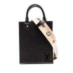 ショッピングエピ ルイ ヴィトン エピ プティット サックプラ ハンドバッグ ショルダーバッグ 2WAY M69441 ブラック レザー LOUIS VUITTON 【中古】