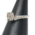 750 ダイヤ リング 指輪 レディース 13.5号 中古