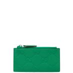 グッチ GG ラバーエフェクト コインケース パスケース フラグメントケース 771314 グリーン ラバー レディース GUCCI 【中古】