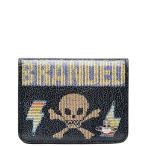  Vivienne Westwood o-b Skull футляр для карточек черный многоцветный кожа женский Vivienne Westwood [ б/у ]