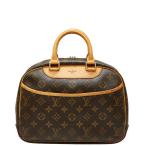 ショッピングLOUIS ルイ ヴィトン モノグラム トゥルーヴィル ハンドバッグ M42228 ブラウン PVC レザー レディース LOUIS VUITTON 【中古】