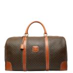 Celine Macadam сумка "Boston bag" путешествие сумка Brown PVC кожа женский CELINE [ б/у ]