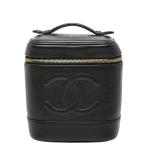  Chanel здесь Mark косметичка ручная сумочка черный черная икра s gold женский CHANEL [ б/у ]