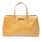 ショッピングヴィトン ルイ ヴィトン モノグラム ヴェルニ ウィルシャーPM ハンドバッグ トートバッグ M91452 ブロンコライユ ベージュ LOUIS VUITTON 【中古】