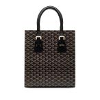 ショッピングゴヤール ゴヤール コモールPM トートバッグ ハンドバッグ ブラック ブラウン PVC レザー レディース GOYARD 【中古】