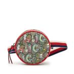  Gucci ×higchiyuuko дети zGGs шкив m сумка-пояс сумка небольшая сумочка 502330 бежевый многоцветный PVC GUCCI [ б/у ]