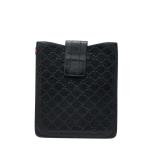  Gucci Guccisima мобильный кейс горчица iPad кейс 256575 чёрная кожа женский GUCCI [ б/у ]