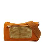 プラダ ワンショルダーバッグ B9475 ブラウン ウール ハラコ レディース PRADA 【中古】