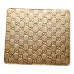 Gucci Guccisima GG Logo коврик для мыши персональный компьютер PC мелкие вещи интерьер смешанные товары Gold кожа женский GUCCI [ б/у ]