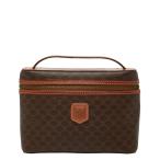  Celine Macadam косметичка ручная сумочка Brown PVC кожа женский CELINE [ б/у ]