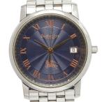 バーバリー ロゴ 腕時計 12000G クオーツ ネイビー文字盤 ステンレススチール メンズ BURBERRY 【中古】