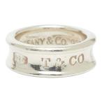  Tiffany narrow 1837 кольцо кольцо серебряный SV925 серебряный женский TIFFANY&amp;Co. [ б/у ]