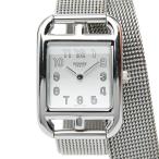 エルメス ケープコッド ミラネーゼ 腕時計 CC1.210a クオーツ シルバー文字盤 ステンレススチール レディース HERMES 【中古】