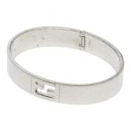  Fendi FF Logo браслет размер :M silver metallic ru мужской FENDI [ б/у ]
