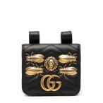  Gucci GGma-monto сумка-пояс 488417 черный Gold кожа женский GUCCI [ б/у ]