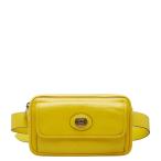  Gucci Inter locking G сумка-пояс ремень сумка 598080 желтый кожа женский GUCCI [ б/у ]