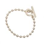  Gucci Logo мяч цепь браслет SV925 серебряный женский GUCCI [ б/у ]