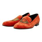  Louis Vuitton авто uiyu линия - Loafer туфли без застежки опера обувь размер 7 1/2 L orange серия велюр LOUIS VUITTON [ б/у ]