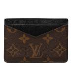  Louis Vuitton монограмма мака sa- Neo porutokaruto футляр для карточек чехол для пропуска M60166 Brown черный PVC LOUIS VUITTON [ б/у ]