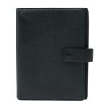  Louis Vuitton Taiga Agenda MM обложка для записной книжки R20423 чёрная кожа мужской женский LOUIS VUITTON [ б/у ]