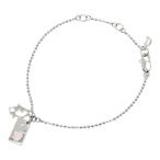  Dior Logo Heart бирка браслет серебряный розовый metal женский Dior [ б/у ]