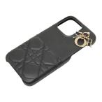  Dior kana -jureti Dior 6.7 дюймовый ProMAX серия iPhone кейс смартфон кейс чёрная кожа женский Dior [ б/у ]