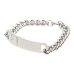  солнечный rolan YSL Logo plate цепь браслет silver metallic ru женский SAINT LAURENT [ б/у ]
