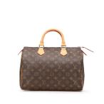 ルイ ヴィトン モノグラム スピーディ30 ハンドバッグ ミニボストンバッグ M41526 ブラウン PVC レザー LOUIS VUITTON 【中古】