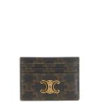  Celine Trio mf футляр для карточек Brown PVC кожа женский CELINE [ б/у ]