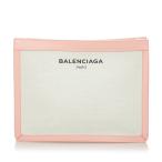  Balenciaga клатч ручная сумочка 410119 слоновая кость парусина кожа женский BALENCIAGA [ б/у ]