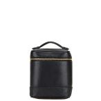  Chanel Bicolore здесь Mark косметичка чёрная кожа женский CHANEL [ б/у ]