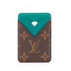  Louis Vuitton монограмма мака sa-porutokaruto магнит футляр для карточек M12855 Brown bo Rene o зеленый LOUIS VUITTON [ б/у ]