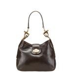 セリーヌ ワンショルダーバッグ ハンドバッグ ブラウン レザー レディース CELINE 【中古】