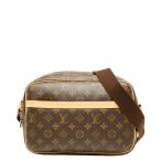 ショッピングモノグラム ルイ ヴィトン モノグラム  リポーターPM 斜め掛け ショルダーバッグ  M45254 ブラウン PVC レザー レディース LOUIS VUITTON 【中古】