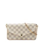  Louis Vuitton Damier azur небольшая сумочка Ferrie si- цепь небольшая сумочка сумка на плечо N63106 женский LOUIS VUITTON [ б/у ]