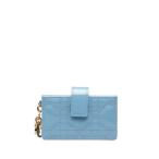  Dior kana -ju футляр для карточек футляр для визитных карточек голубой Gold эмаль женский Dior [ б/у ]