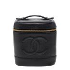  Chanel здесь Mark косметичка ручная сумочка A01998 черный черная икра s gold женский CHANEL [ б/у ]