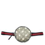  Gucci GGs шкив m Star звезда сумка-пояс поясная сумка 502330 бежевый темно-синий PVC кожа женский GUCCI [ б/у ]
